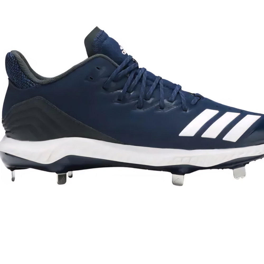 Adidas Navy Blue Cleats with White Stripes